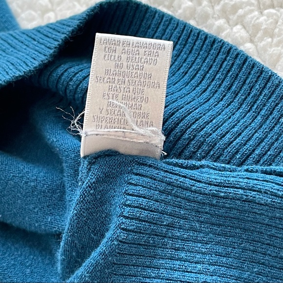 Worthington Blue Button Up Cardigan Size Small - Picture 10 of 12